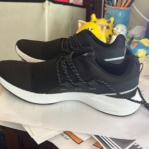 Under armour black sneakers. Never work.